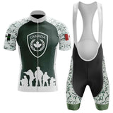 Adibike - Canada Army V4 Men's Short Sleeve Cycling Uniform