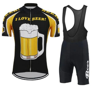 Adibike - I Love Beer Men's Cycling Uniform