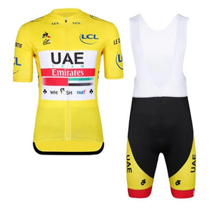 Adibike - TEAM UAE Pro - YELLOW - Men's Cycling Uniform