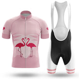 Adibike Flamingo Men's Short Sleeve Cycling Uniform