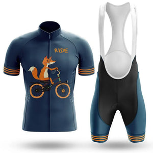 Adibike Fox And Ride Men's Short Sleeve Cycling Uniform