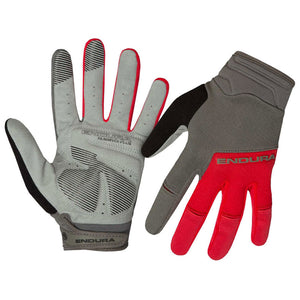 Adibike Hummvee Plus II Full Finger Gloves red