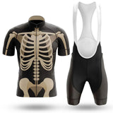 Adibike Skeleton Men's Short Sleeve Cycling Uniform