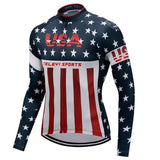 Adibike USA Stars and Stripes Men's Cycling Jersey