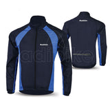 Cycling Jacket Black And Blue Side Panel