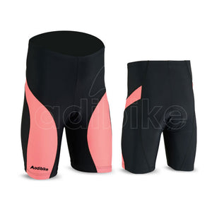 Ladies Cycling Short Black And Peach Pink