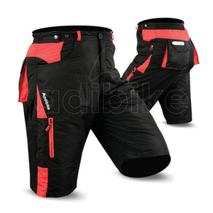 MTB Shorts Baggy Style Black Front And Back Pocket