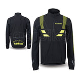 Men Cycling Jacket Black And Fluorescent Green