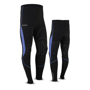 Men Cycling Trouser Blue Side Panel And Black