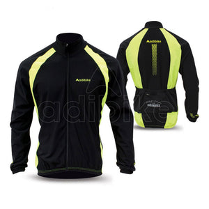 Thermal Jacket Black And Fluorescent Green